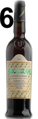 6 Bott. Bukkuram Passito 2007  ML 500 De Bartoli