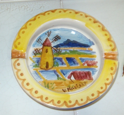 POSACENERE Ceramica Artistica diametro. 11 cm