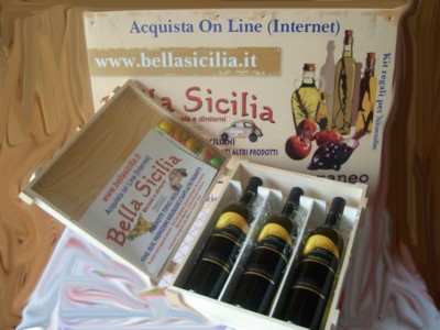 3 Bt Grillo LUSTRU CassettaLegno Confezione regalo